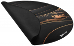 Arozzi Zona Round Floor Pad | Juodas/Gold