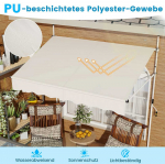 Bonideco Select Markizė 200x210x300cm., baltos spalvos