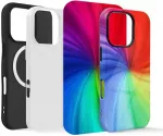 Dvigubo sluoksnio &bdquo;Oem&ldquo; sublimacijos dėklas, suderinamas su &bdquo;MagSafe&ldquo;, skirtas &bdquo;iPhone 17 Pro&ldquo;