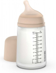 SUAVINEX ZERO ZERO ANTI-COLIC BUTELIUKAS SU VIDUTINĖS SROVĖS ŽINDUKU, 270 ML, NUO +3 MĖN., LIGHT