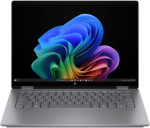 Lenovo HP OmniBook X Flip AI 14-fk0009nn - Ryzen AI 5 340, 16GB, 512GB SSD, 14 2K 400-nit Touch, 5MP IR cam, US backlit klaviatūra, 59Wh, Meteor sidabrinis, Win 11 Home, 1 metai