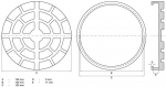 Bgs Technic Guminis padas | auto keltuvams | &Oslash; 130 mm (7044)