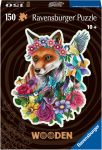 Dėlionė puzzle ravensburger wooden 150 pcs colorful fox