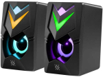 PC Speakers 2.0 DEFENDER J4 2.0 6W LED USB juodas