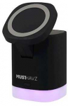 Musthavz Mag4 MagSafe belaidis įkroviklis, juodos spalvos