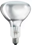 Philips infraraudonųjų spindulių lempa BR125 IR 375W E27 230-250V CL