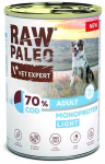 &Scaron;unų Maistas - VetExpert Raw Paleo Cod Light Monoprotein Drėgnas 400g