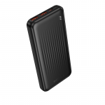 Borofone Power Bank 10000mAh BJ80 Clever - 2xUSB + Type C - QC 3.0 22,5W PD 20W juodos spalvos