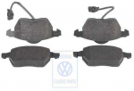 Vag Galinių Plok&scaron;telių Komplektas Passat B5 1997 2005 Originalus 4B0698151AF