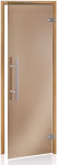 Andres Glass Solutions AD PREMIUM LIGHT stiklinės pirties durys, Termo drebulė, 70 x 190