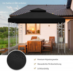 Promotions Paviljono stogo keitimas, 3x3 m, juodas