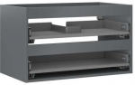 Praustuvo spintelės korpusas Mexen Box-A, 80 cm, 2 stalčiai, Graphite matt