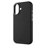 Dėklas FIXED Kryt MagLeather pro Apple iPhone 17 su vegansk&eacute; kůže s podporou MagSafe čern&yacute;