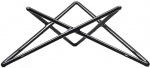 Buffet base Star, 26x23x10 cm, juodas