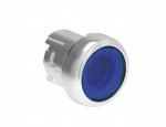 Lovato Electric Ap&scaron;viestas metalinis mygtukas, 22 mm, savaime grįžtantis, paslėptas, mėlynas, LPSBL106