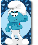 Smurfų sunkioji smurfų poliarinė antklodė 100x140cm