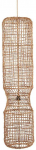 Pakabinamas &scaron;viestuvas Bazaar Pakabukas, GuanYin, 30x30x130 cm, Natūrali, Banano lapas