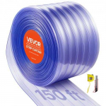 Vevor Skaidri PVC užuolaida 45,7 m x 30,5 cm
