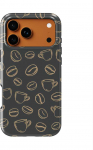 Voltuna Dėklas &bdquo;Espresso Bean Sketch&ldquo; su MagSafe Apple iPhone 13-17 modeliams
