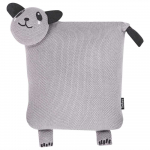 Beliani Rinkinys 2 poduszek dekoracyjnych SHADOOR Medvilnė 35 x 35 cm Pilka Panda