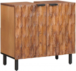 Vonios kriauklės spinta Ruda 62 x 33 x 58 cm Kietas mango medis