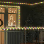 Virvės &Scaron;viesa su 480 LED Įvairiaspalvis 20 m PVC