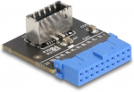 DELOCK USB 5 Gbps Adapteris Pfostenbuchse zu intern USB Typ-E Key A Buchse gewinkelt