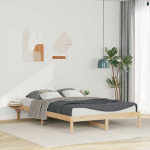 Lova Lovos rėmas su &scaron;oninėmis stalelėmis Natūrali 140 x 220 cm