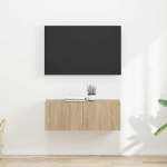 TV staliukas TV sieninė spintelė 2 pcs Sonoma 39 x 31 x 29,5 cm