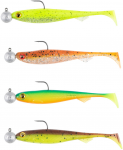 Silikoninis masalas Fox Rage Slick Shad UV 9cm 7g 4vnt