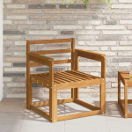 Lauko sofa Kietos akacijos mediena Natūrali
