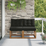 2 Vienetas Lauko vidurinė sofa
