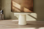 Venture Design Valgomojo stalas Lanzo 120 cm, smėlio spalvos MDF