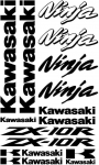 Kawasaki Ninja ZX-10R motociklo lipdukų rinkinys