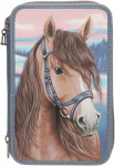 Miss Melody - Triple Pie&scaron;tukas Case with 3D Effect - smoky mėlynas