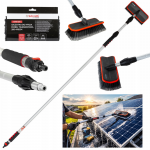 Teleskopinis valymo &scaron;epetys saulės panelėms su vandens padavimu, 2&ndash;4,9 m