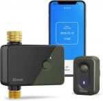 Diivoo i&scaron;manusis žalvarinis Wi‑Fi vandens laistymo laikmatis su 6 laistymo planais, suderinamas su Alexa ir Google Assistant, 2,4 GHz