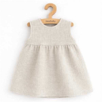 Baby Muslin Dress New Baby Ella linen, 80 (9-12m)