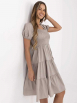 Suknelė Italy Moda Sukienka-MI-SK-A2561.89-ciemny bezowy