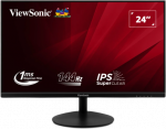 ViewSonic VA24E2-H 24" Full HD Office Monitorius - IPS-Panel, 144Hz, HDMI, VGA-Eing&auml;nge