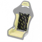 Sabelt Sim Racing Sabelt Sim Foam Pro Kit Backrest, formstabiles R&uuml;ckenpolster, ergonomisch, 40x65 cm - juodas