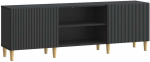 TV staliukas Televizoriaus spintelė Juoda 150 x 31 x 50 cm Apdirbta mediena