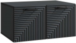TV staliukas Sieninė TV spintelė Juoda 59,5 x 41 x 30 cm Apdirbta mediena