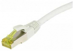 Synergy21 Patchkabel RJ45, CAT6A 500Mhz, 3m, baltas, S-STP(S/FTP), TPE/LSZH(Ultraflex), AWG26, mit CAT7 Rohkabel,