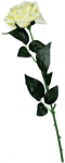 Dirbtinė gėlė ROŽE, kreminės sp., 75 cm