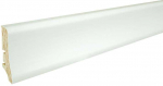 Medinė balta grindjuostė P9027362A, 17 mm pločio, 90 mm auk&scaron;čio, 2,2 m ilgio