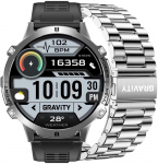 I&scaron;manusis laikrodis MĘSKI GRAVITY GT42-3 - AMOLED, DODATKOWA BRANSOLETA (sg056c)