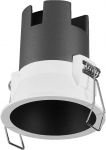 5W LED įleidžiamas &scaron;viestuvas SPOT, baltos/juodos sp., 4000K