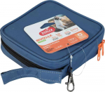 ZOLUX sulankstomas 2 viename &scaron;unų dubenėlis BIVOUAK 2 x 700 ml, mėlynas