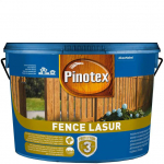 Medienos impregnavimo priemonė Pinotex Fence Lasur, tikmedžio spalva, 10 l